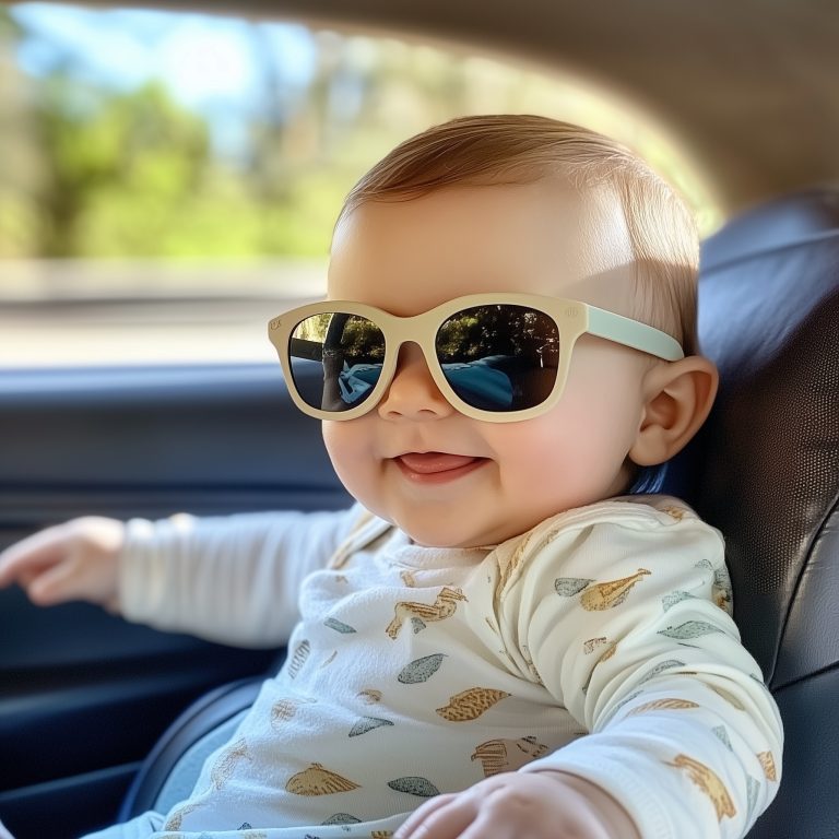 Bébé en voyage tranquille avec l'eau nettorante et les lingettes à l'eau BEBIO