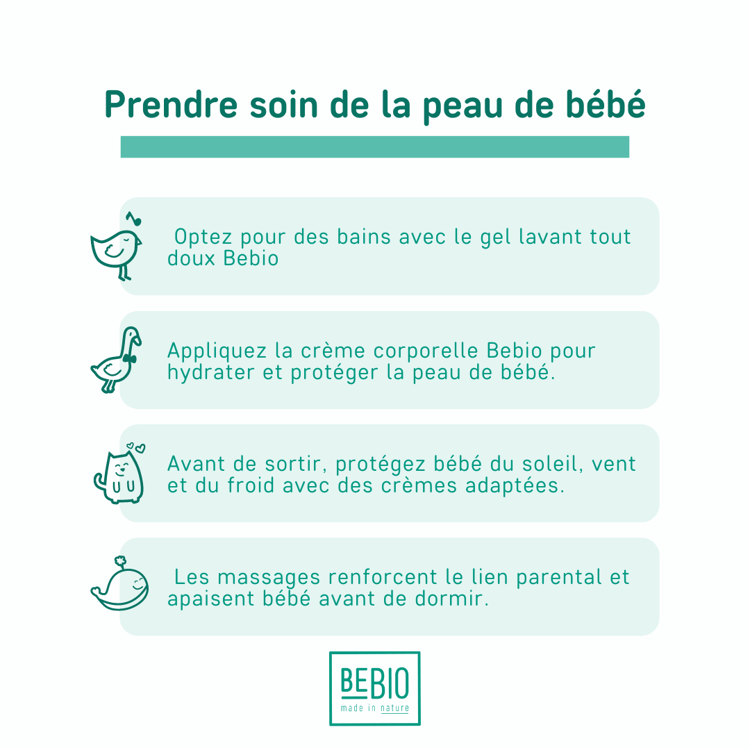 peau sensible de bébé